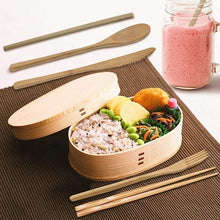 Load image into Gallery viewer, Bamboo Travel Tableware Reusable Bamboo Cutlery Set with Carrying Case Portable Wooden Dinnerware Bamboo Charcoal Toothbrush