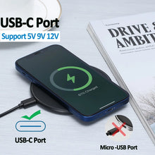 Загрузить изображение в средство просмотра галереи, 100W Super Fast Wireless Charger For Samsung Galaxy S20 S10 S9 S8 Note Phone Charging Pad For iPhone 15 14 13 12 Pro Xs Max X 8
