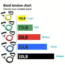 Load image into Gallery viewer, Resistance Bands With Handles, Exercise Bands, Workout Bands With Handles For Men Women, Strength Training Equipment At Home