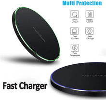 Загрузить изображение в средство просмотра галереи, 100W Super Fast Wireless Charger For Samsung Galaxy S20 S10 S9 S8 Note Phone Charging Pad For iPhone 15 14 13 12 Pro Xs Max X 8