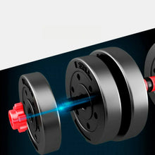 Загрузить изображение в средство просмотра галереи, 2 IN 1 ADJUSTABLE DUMBBELLS SET, WITH BARS, MULTIFUNCTION, 10KG-50KG (KETTLEBELL HANDLE OPTIONAL), FREE SHIPPING