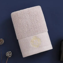 Load image into Gallery viewer, Inyahome Set of 1/4/6/10 Monogrammed Towels Sets Embroidered Luxury Large Bath Hand Face Towels Sets Personalized Gift Towels