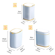 Charger l'image dans la galerie, Smart Sensor Garbage Bin Kitchen Bathroom Toilet Trash Can Best Automatic Induction Waterproof Bin with Lid 10/15L