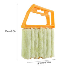 Load image into Gallery viewer, Useful Microfiber Window cleaning brush air Conditioner Duster cleaner with washable venetian blind blade cleaning cloth 40P