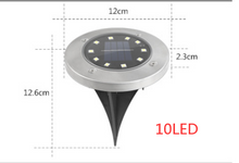 Load image into Gallery viewer, Solar Garden Disk Light