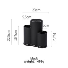 Charger l'image dans la galerie, MDZF SWEETHOME Multi-Function Utensil Holder Knife Block PP Flatware Drainer Storage Box Spoon Fork Kitchen Organizer Rack