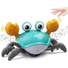 Load image into Gallery viewer, Crawling Crab Baby Toys with Music LED Light Up Musical Toys for Toddler Automatically Avoid Obstacles Interactive Toys for Kids