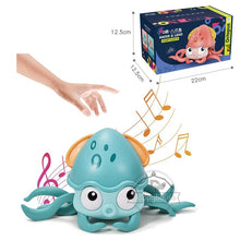 Load image into Gallery viewer, Crawling Crab Baby Toys with Music LED Light Up Musical Toys for Toddler Automatically Avoid Obstacles Interactive Toys for Kids