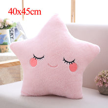 Charger l'image dans la galerie, Plush Sky Pillows Emotional Moon Star Cloud Shaped Pillow Pink White Grey Room Chair Decor Seat Cushion