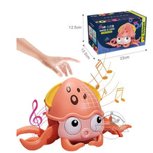 Load image into Gallery viewer, Crawling Crab Baby Toys with Music LED Light Up Musical Toys for Toddler Automatically Avoid Obstacles Interactive Toys for Kids