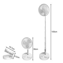 Load image into Gallery viewer, Folding Telescopic Floor Fan