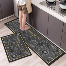 Charger l'image dans la galerie, New Hot Sale Kitchen Floor Mat Tableware Pattern Entrance Doormat Bathroom Door Floormat Parlor Anti-slip Antifouling Long Rugs