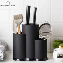 Charger l'image dans la galerie, MDZF SWEETHOME Multi-Function Utensil Holder Knife Block PP Flatware Drainer Storage Box Spoon Fork Kitchen Organizer Rack