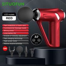 Load image into Gallery viewer, SITUOFUN Massage Gun 32 Levels Deep Tissue Neck Body Back Muscle Sport Electric Pistol Massager Exercise Relaxation Pain Relief
