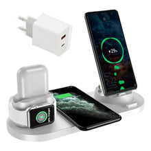Load image into Gallery viewer, Wireless Charger 6 in 1 10w Qi Fast Stand