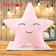 Charger l'image dans la galerie, Plush Sky Pillows Emotional Moon Star Cloud Shaped Pillow Pink White Grey Room Chair Decor Seat Cushion