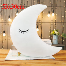 Charger l'image dans la galerie, Plush Sky Pillows Emotional Moon Star Cloud Shaped Pillow Pink White Grey Room Chair Decor Seat Cushion