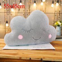 Charger l'image dans la galerie, Plush Sky Pillows Emotional Moon Star Cloud Shaped Pillow Pink White Grey Room Chair Decor Seat Cushion
