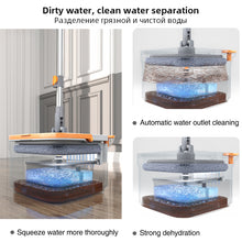Load image into Gallery viewer, Mop with Bucket Wringer | Automatic Separation | Rotating  Squeeze Mop