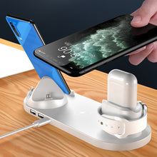 Load image into Gallery viewer, Wireless Charger 6 in 1 10w Qi Fast Stand