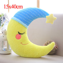 Charger l'image dans la galerie, Plush Sky Pillows Emotional Moon Star Cloud Shaped Pillow Pink White Grey Room Chair Decor Seat Cushion