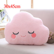 Charger l'image dans la galerie, Plush Sky Pillows Emotional Moon Star Cloud Shaped Pillow Pink White Grey Room Chair Decor Seat Cushion