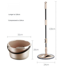 Load image into Gallery viewer, Magic Automatic Home Mop With Bucket | Microfiber Mop | Adjustable Handle