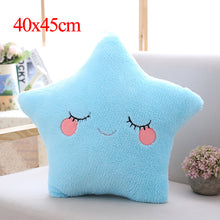 Charger l'image dans la galerie, Plush Sky Pillows Emotional Moon Star Cloud Shaped Pillow Pink White Grey Room Chair Decor Seat Cushion