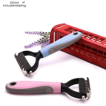 Загрузить изображение в средство просмотра галереи, Pets Fur Knot Cutter Dog Grooming Shedding Tools Pet Cat Hair Removal Comb Brush Double sided Pet Products Suppliers