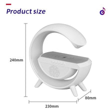 Load image into Gallery viewer, Smart LED RGB Night Light Atmosphere Lamp Bedside Bluetooth Speaker Wireless Charger Children Sleep Bedroom Decor Desk Lamps