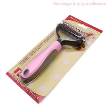Загрузить изображение в средство просмотра галереи, Pets Fur Knot Cutter Dog Grooming Shedding Tools Pet Cat Hair Removal Comb Brush Double sided Pet Products Suppliers