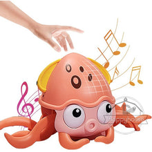 Load image into Gallery viewer, Crawling Crab Baby Toys with Music LED Light Up Musical Toys for Toddler Automatically Avoid Obstacles Interactive Toys for Kids