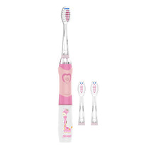 Charger l'image dans la galerie, Seago Kid's Sonic Electric Toothbrush Battery Powered Colorful LED Smart Timer Tooth Brush Replaceable Dupont Brush Heads SG EK6