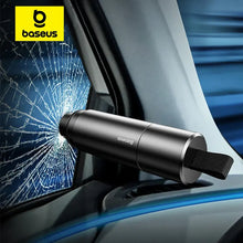 Laden Sie das Bild in den Galerie-Viewer, Baseus Car Safety Hammer Auto Emergency Glass Window Breaker Seat Belt Cutter Life-Saving Escape Car Emergency Tool
