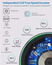 Load image into Gallery viewer, 100W Super Fast Wireless Charger For Samsung Galaxy S20 S10 S9 S8 Note Phone Charging Pad For iPhone 15 14 13 12 Pro Xs Max X 8
