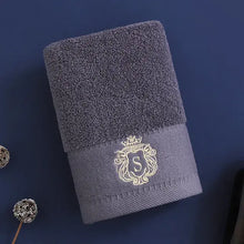 Laden Sie das Bild in den Galerie-Viewer, Inyahome Set of 1/4/6/10 Monogrammed Towels Sets Embroidered Luxury Large Bath Hand Face Towels Sets Personalized Gift Towels
