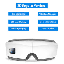 Load image into Gallery viewer, Eye Massager 4D Smart Airbag Vibration Eye Care Instrument Hot Compress Bluetooth Eye Massage Glasses Fatigue Pouch &amp; Wrinkle
