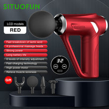 Load image into Gallery viewer, SITUOFUN Massage Gun 32 Levels Deep Tissue Neck Body Back Muscle Sport Electric Pistol Massager Exercise Relaxation Pain Relief
