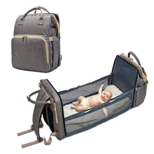 Загрузить изображение в средство просмотра галереи, Moms And Dads Baby Backpack Convertible Lightweight Baby Diaper Bag Bed Multi-purpose Travel Storage Bag Baby Nappy Bag Baby Bed
