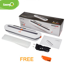 Load image into Gallery viewer, saengQ Best Food Vacuum Sealer 220V/110V Automatic Commercial Household Food Vacuum Sealer Packaging Machine Include 10Pcs Bags
