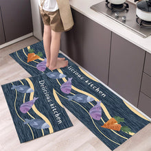 ギャラリービューアに画像を読み込む、New Hot Sale Kitchen Floor Mat Tableware Pattern Entrance Doormat Bathroom Door Floormat Parlor Anti-slip Antifouling Long Rugs
