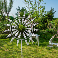 갤러리 뷰어에 이미지 로드, Metal Windmill Colorful Outdoor Garden Decoration  Wind Spinners Wind Catchers Collectors Courtyard Patio Lawn Free Delivery
