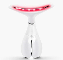 갤러리 뷰어에 이미지 로드, Ms.W 3 Color LED Light Anti-wrinkle Neck Vibration Massager Device
