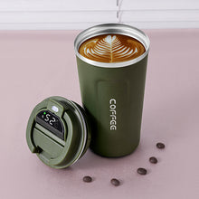 Load image into Gallery viewer, Thermos Coffee Cup with Temperature Display 510ml
