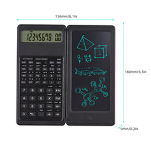 Load image into Gallery viewer, 6.5 Inch Portable Calculator LCD Screen Writing Tablet Folding Scientific Calculator Tablet Digital Drawing Pad With Stylus Pen
