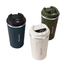Load image into Gallery viewer, Thermos Coffee Cup with Temperature Display 510ml

