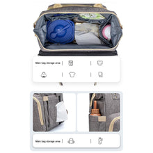 Charger l&#39;image dans la galerie, Moms And Dads Baby Backpack Convertible Lightweight Baby Diaper Bag Bed Multi-purpose Travel Storage Bag Baby Nappy Bag Baby Bed
