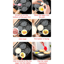 갤러리 뷰어에 이미지 로드, 2/4 Hole Frying Pot Pan Thickened Omelet Pan Non-stick
