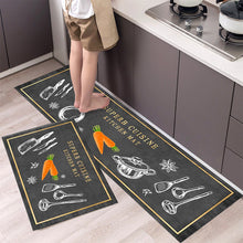 갤러리 뷰어에 이미지 로드, New Hot Sale Kitchen Floor Mat Tableware Pattern Entrance Doormat Bathroom Door Floormat Parlor Anti-slip Antifouling Long Rugs
