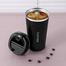 Laden Sie das Bild in den Galerie-Viewer, Thermos Coffee Cup with Temperature Display 510ml
